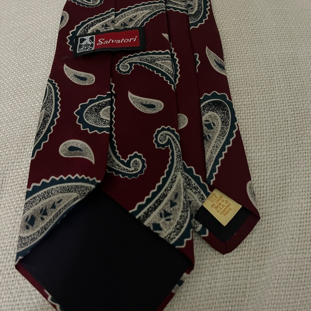 Paisley Salvatori Silk Tie “56